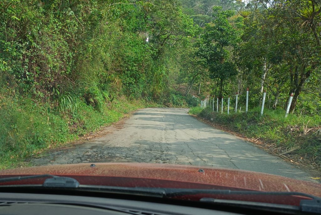 Via de Oiba a las Gachas, Guadalupe - Santander